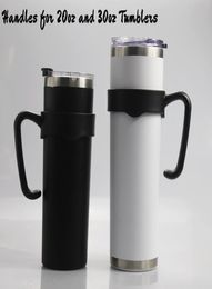 Portable Plastic Handles for 20 30oz skinny Tumbler Nonslip Handle Convenient PP Bottle Holder for 20 30Ounce6666082