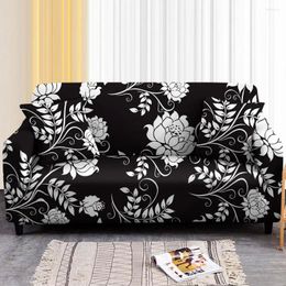 Chair Covers Flower Tropical Leaves Elastic Sofa For Living Room Stretch Slipcover Couch Corner Cover Sectional