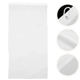 Shower Curtains White Curtain Window Waterproof Bathroom Decor Hanging Plain Colour Tomorrow For Extra Large Resistant