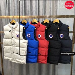 Designer Man Vests Fashion Short Corset Jackets Outdoor Warm Vest Woman Coat Stand Collar Style Thick Outfit Windbreaker Pocket Y7DV
