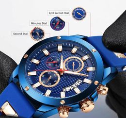 cwp 2021 port Watch Men Quartz Zegarek Meski Analogue Date Clock Man Silicone Military Waterproof Male Relogio Masculino6830244