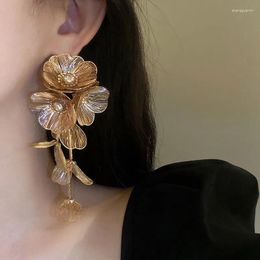 Dangle Earrings Post Stud Long Floral Earring Women Fashion Jewellery Party Gift 2024 Style CE146