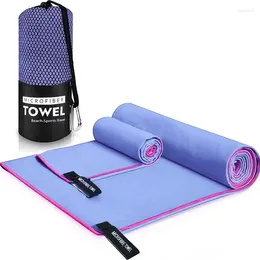 Towel Microfiber Perfect Travel & Sports &Beach Fast Drying Super Absorbent Ultra Compact Suitable For Camping Backpacking Gym