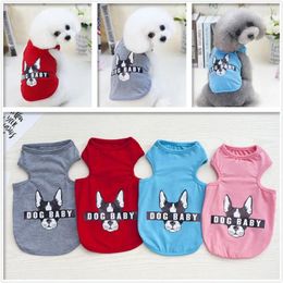 Dog Apparel Brand Pet Cat Clothes Coat Summer Vest For Dogs Cats Puppy Small Clothing Printing Chaleco Perro