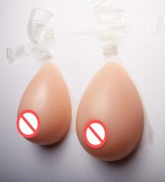 High Simulation Silicone Crossdress Breast Form Big Bust Breast Pad Fake Artificial Breast With Bra Strap C Cup 800g Per Pair243R6357966