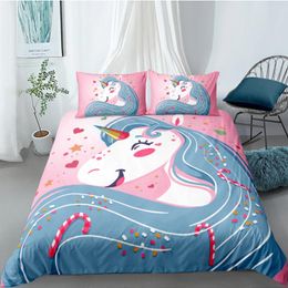 Bedding Sets 3D Duvet Cover Quilt Covers Pillow Cases Full Twin Double Single Size Alone The Wildebeest Design Bedclothes