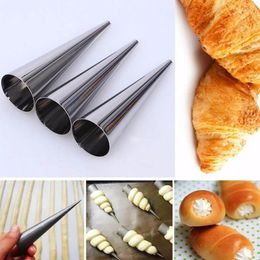 Baking Tools Conical Tube Cone Roll Moulds Spiral Croissants Molds Cream Horn Mould Pastry Cookie Dessert Kitchen Accessories Tool