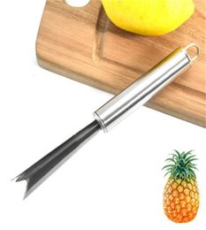 Stainless Steel Pineapple Eye Peeler Pineapple Seed Remover Easy Cleaning Fork Fruit Tools Kitchen Accessories XBJK20035377959