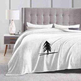 Blankets An Appeal To Heaven Creative Design Light Thin Soft Flannel Blanket Tree Ted Unabomber Kaczynski Nature