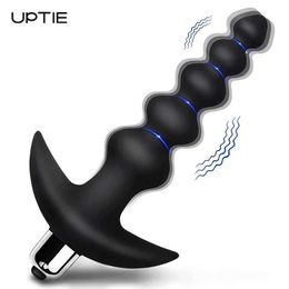 Other Health Beauty Items Anal Plug Vibrator Anal Beads Men Prostate Massager Buttplug Soft Sile Big Butt Plug Good For Adults Toys for Man Woman T240510