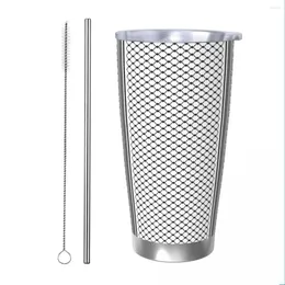 Tumblers Palestinian Palestine Keffiyeh Tumbler Vacuum Insulated Thermal Cup Stainless Steel Travel Outdoor Mug Cold Drink 20oz