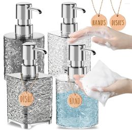 Liquid Soap Dispenser Clear Foam Bathroom Hands Foaming Pump Bottle Refillable Lotion Maker For Home Decor
