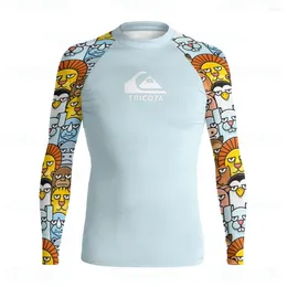 Women's Swimwear Surfing Shirts Men Professional Long Sleeve Surf T-Shirts Beach Rash Guard UV Protection UPF 50 Diving Clothes