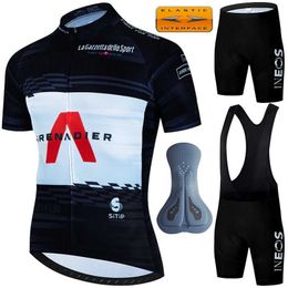 Fans Tops Tees Cycling mens summer 2024 pants gel INEOS jersey bicycle jacket clothing suit sports complete shorts set Q240511