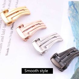 Watch Bands Suitable for Omega stainless steel - butterfly strap butterfly buckle seahorse 300 super main folding buckle 18mm 20mm buckle Q240510