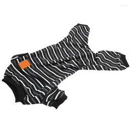 Dog Apparel Puppy Jumpsuit Sleepwear 4 Legged Stretchy Pyjamas For Pet Home