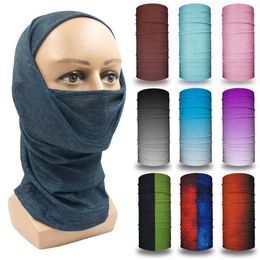 Fashion Face Masks Neck Gaiter Printed Colourful Bandana Headwear Womens Cooled Gait Mens Bicycle Fishing UV Protection Magic Seamless Clothing Balaclava Q240510