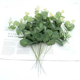 Decorative Flowers Leaves Realistic Multi-purpose Ease Of Use Durable Look Natural Artificial Plant For Vase Christmas Crafts