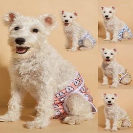 Dog Apparel Cute Pet Physiological Pants Sanitary Diapers Cotton Safety