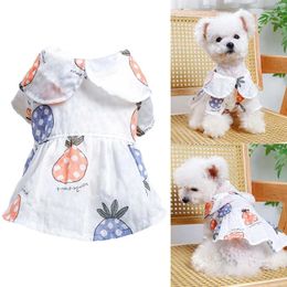 Dog Apparel Costume Dress Cute Summer Clothes For Girl Cats Puppies Small Dogs