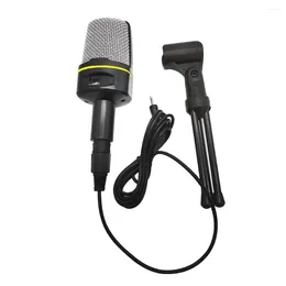 Microphones Desktop Wired Microphone Laptop Computer Adjustable Tripod Online Chatting Live Streaming Mic