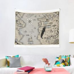Tapestries Colourized Grishaverse Map (High Res) Tapestry Cute Decor Outdoor Decoration For Bedroom