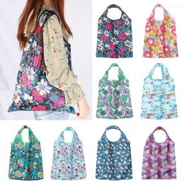 Storage Bags Household Eco-Friendly Recyclable Foldable Shopping Bag Groceries Tote Reusable Pouch