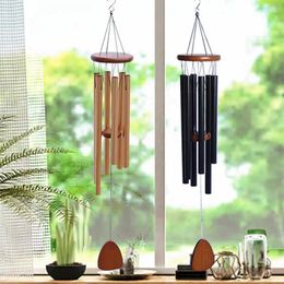 Decorative Figurines Wind Chimes For Outside 28 Inches Large Deep Tone Sympathy Metal Bell Hanging Pendants Garden Decorations Outdoor
