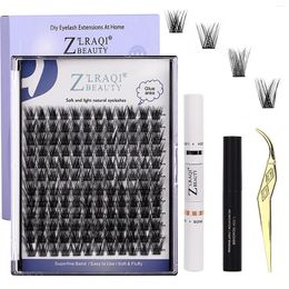 False Eyelashes Fluffy Lash Extension Kit C Curl Individual Lashes For Beginner Eyelash Extensions