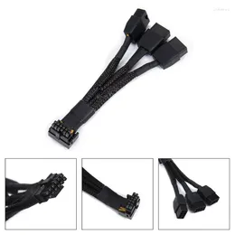 Computer Cables RTX4090 RTX4080 16Pin Male To 3x8Pin Female Power Supply Cable PCI-E CPU GPU Splitter Graphics Card Adapter