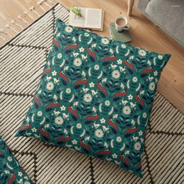 Pillow Jackalope Folk Art Pattern Floor Cover For Sofa Decor