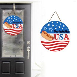 Decorative Figurines 30x30cm Independence Day Party Decoration Hanging Theme Door Garden Christmas Wall Decorations Large