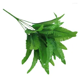 Decorative Flowers 1pc Simulation Persian Grass Artificial Green Plant Small Leaf Wall Plants Home Party Decoration
