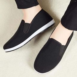 Casual Shoes Fashion Autumn Men Flat Lightweight Comfortable Solid Color Shallow Slip On Simple Style Mens Dress 13