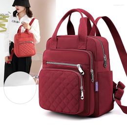 School Bags Luxury 2024 Trend Women Backpack Laptop Bagpack Travel Student Schoolbag Teen Girls Bookbag Backpacks Mochilas Femme Q371