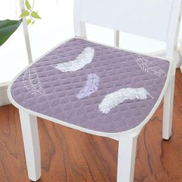 Pillow Four Seasons Universal Dining Chair Non-slip Office Home Lace Soft Seat Pad Flower Pattern Sitting With Straps