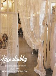 French Rococo Vintage Garland Embroidered Curtains White Sheer Curtain for Window Living Room Voile Curtain with Ruffled Warp 21079842121