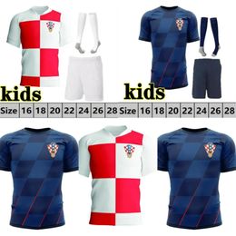 2024 2025 Croacia soccer jerseys MODRIC home Away Euro cup football MANDZUKIC PERISIC 2026 Qualifiers Croatia football shirt KOVACIC Rakitic Men Kids Kit uniforms