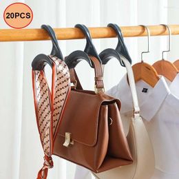 Hangers 20pcs/Set Special-shaped Clothes Hanger Closet Storage Rack Hook For Lady's Bag Necktie Silk Scarf Handbag Hat Schoolbag Belt