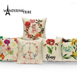 Pillow Plant Style S Cover Home Decoration Pillowcase Flowers Pattern Pillows Decorative For Living Room Kussenhoes