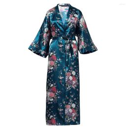Home Clothing Summer Long Women Bathrobe For Wedding Sexy Loose Softy Robe Sleepwear Comfortable Negligee Bride&bridesmaid Kimono Gown