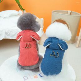 Dog Apparel Pet Clothes Winter Autumn Fashion Sweater Small Cute Desinger Hoodie Cat Warm Vest Puppy Harness Poodle Yorkshire Maltese