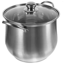 Double Boilers Stainless Steel Soup Pots With Lids Kitchen Cooking Lidss Large Capacity StockSoup