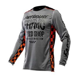 Fans Tops Tees 2023 New Off road Motorcycle Jersey Maillot Ciclismo Homebre DH MOTO MTB MX Downhill Mountain Bike Q240511