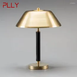 Table Lamps PLLY Nordic LED Dimming Desk Light Modern Vintage Simple Bedside Gold For Home Living Room Bedroom Decor