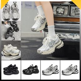 Popular thick soled dad shoes women new China-Chic casual shoes sneakers white lace-up chunky sneaker four style free shipping youth 2024 size35-44 lovers