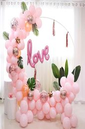 1pc 5878cm Balloon Round Garland Stand Holder Wreath Hoop Balloon Ring Arch Wedding Birthday Party Baby Shower Decoration17235503