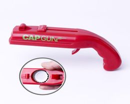 Creative Cap Gun Bottle Can Opener Beer Drinks Corkscrew Gun Shape Drinks Opening Shooter Pistol Ejection Bottle Opener Bar Set To8036575