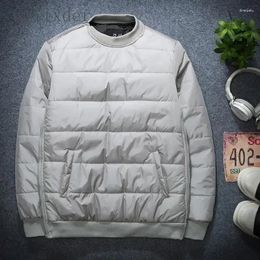 Hunting Jackets Pullover Padded Coat Men Solid Winter Patchwork Jacket Spiritual Young Man Cold-proof Clothing Stand-up Collar Sweatshirt