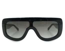 Women CL41377S Black Plastic Shield Sunglasses Grey Smoke Lens Fashon Sunglass New with B9375788